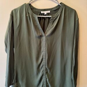 Olive Green Women's Top